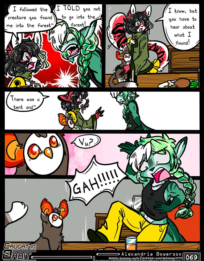 Caught in Orbit - Episode 74, Page 1: Caught in Orbit Chapter 04 Page 09