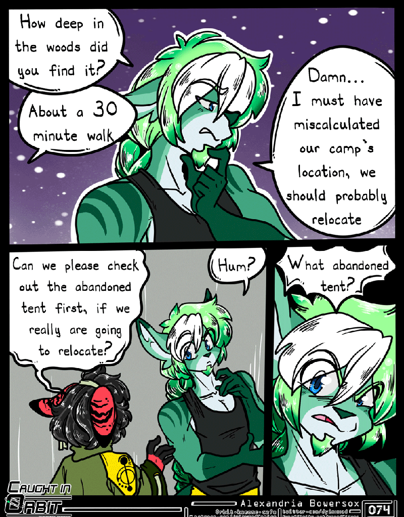 Caught in Orbit - Episode 79, Page 1: Caught in Orbit Chapter 04 Page 14