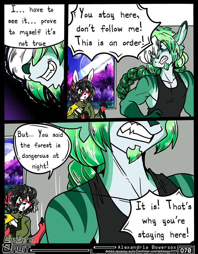 Caught in Orbit - Episode 83, Page 1: Caught in Orbit Chapter 04 Page 18