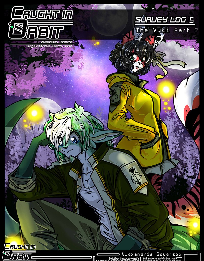 Caught in Orbit - Episode 86, Page 1: Caught in Orbit Chapter 05 Cover Page