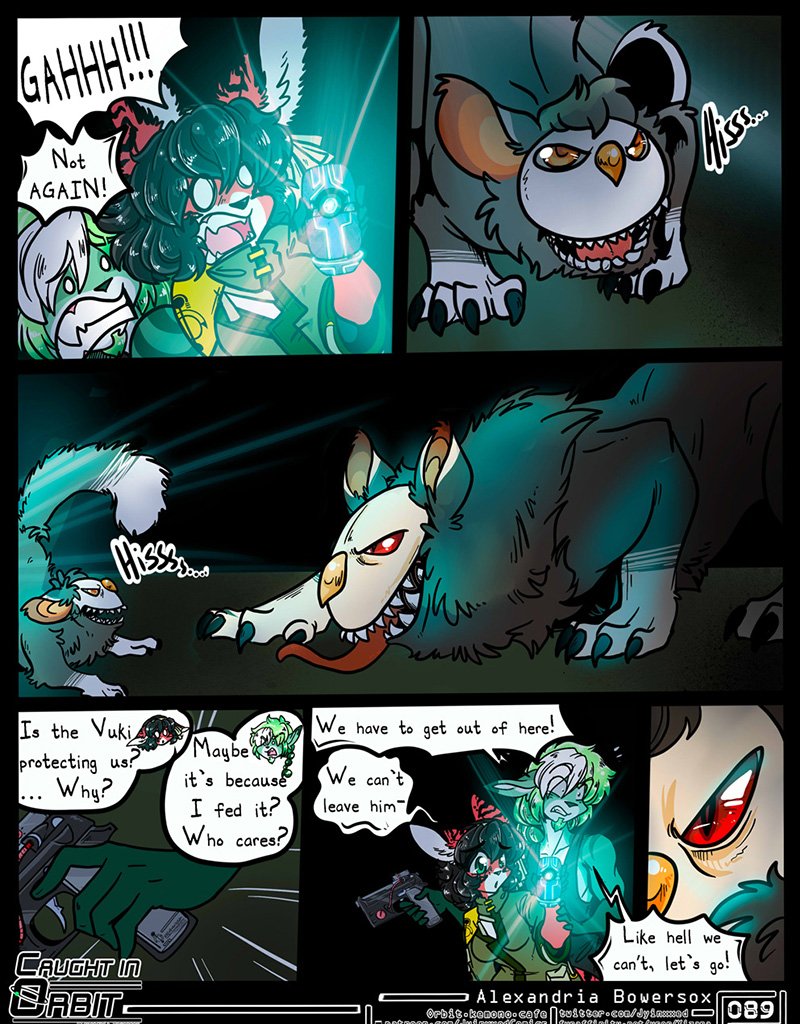 Caught in Orbit - Episode 95, Page 1: Caught in Orbit Chapter 05 Page 09