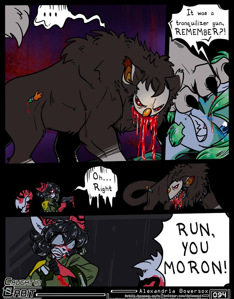 Caught in Orbit - Episode 100, Page 1: Caught in Orbit Chapter 05 Page 14