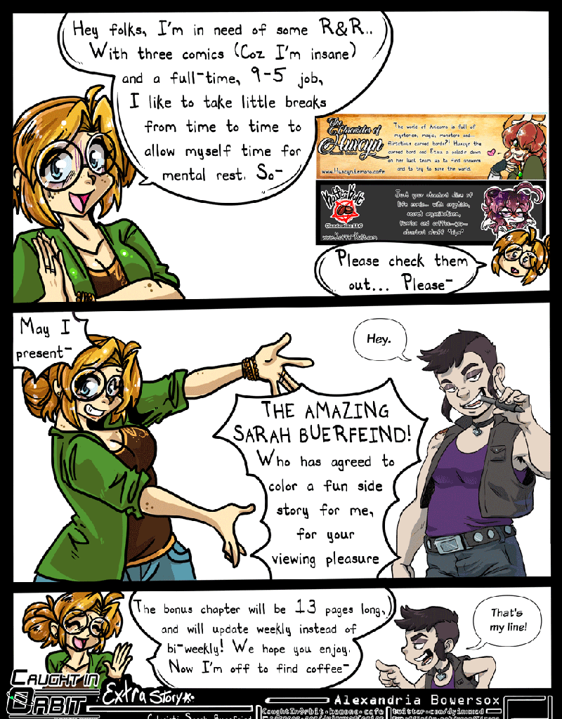 Caught in Orbit - Episode 107, Page 1: Caught in Orbit Special Chapter 1 Intro