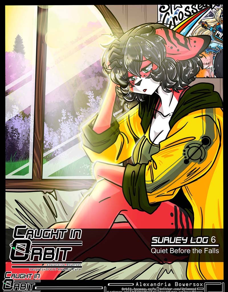 Caught in Orbit - Episode 123, Page 1: Caught in Orbit Chapter 06 Cover Page