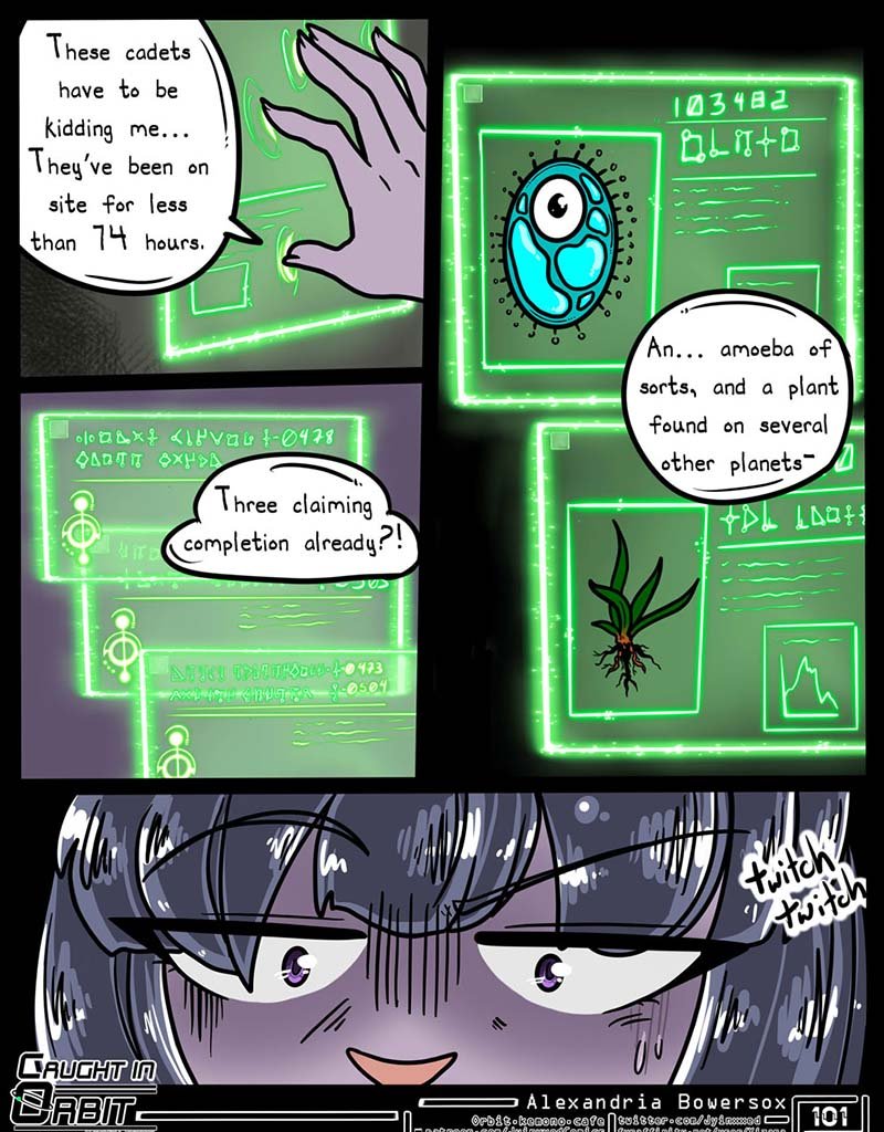 Caught in Orbit - Episode 124, Page 1: Caught in Orbit Chapter 06 Page 01