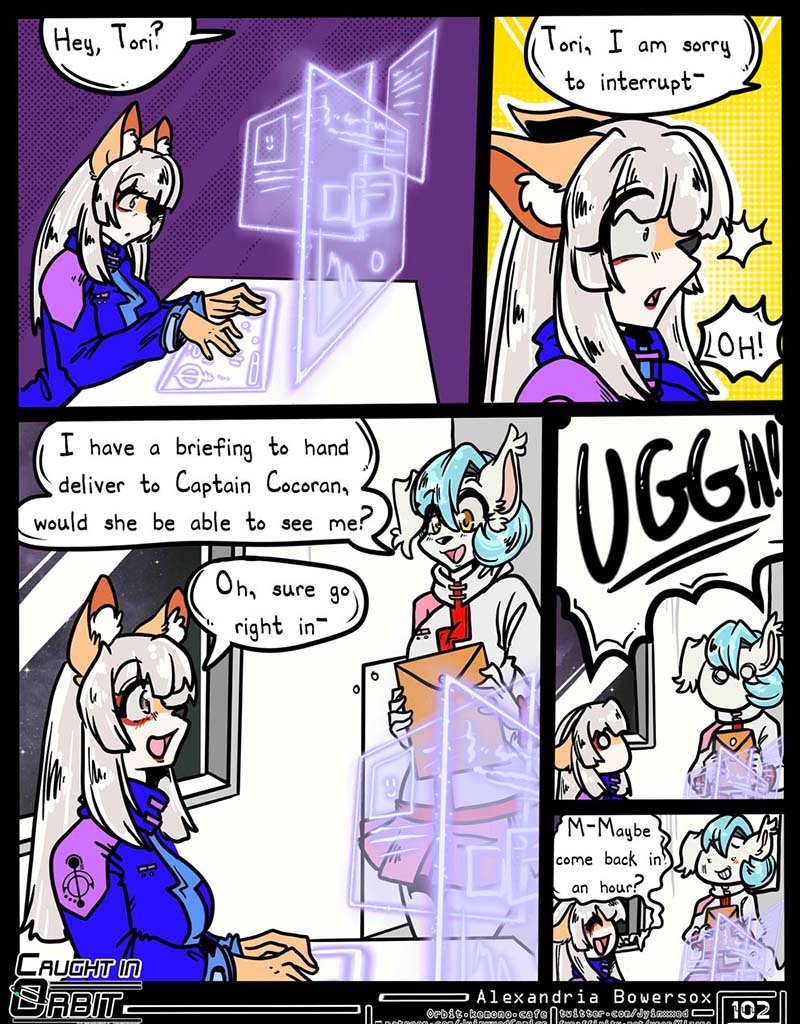 Caught in Orbit - Episode 125, Page 1: Caught in Orbit Chapter 06 Page 02