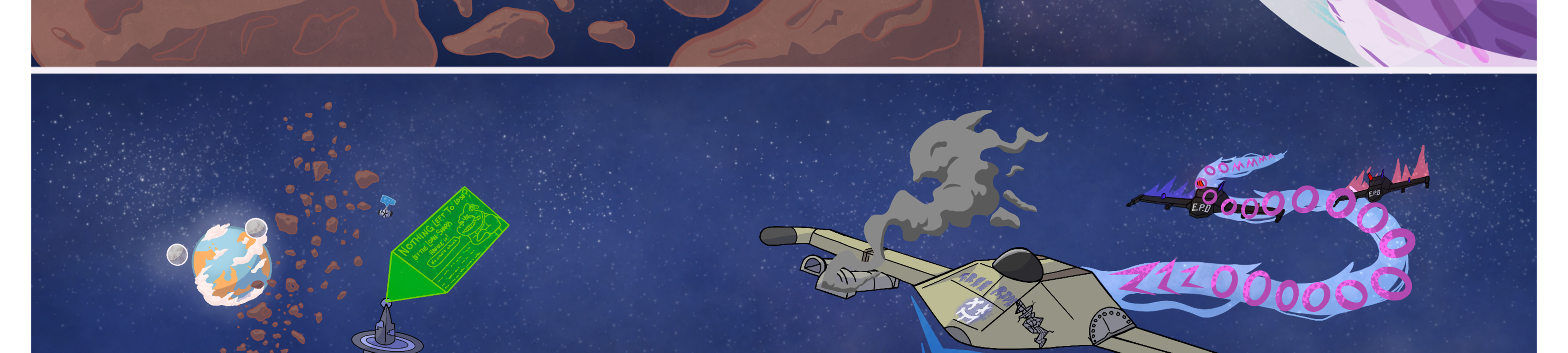 Cosmic Caliber  - Episode 1, Page 2: Cover + Pages 1-6