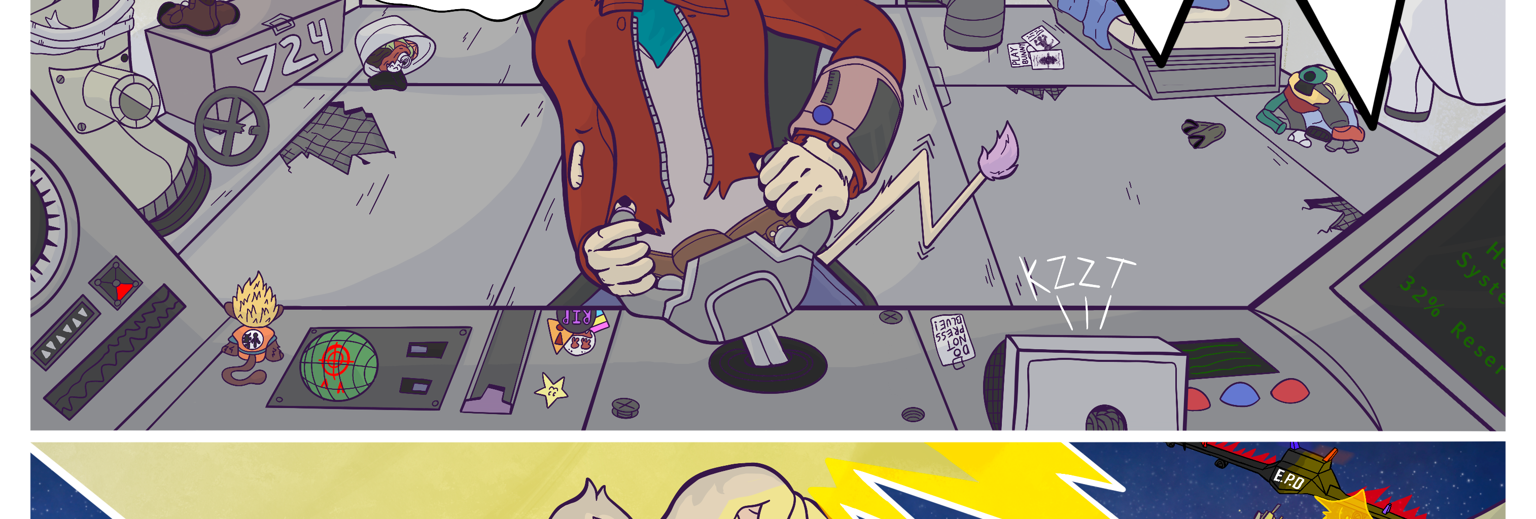 Cosmic Caliber  - Episode 1, Page 3: Cover + Pages 1-6