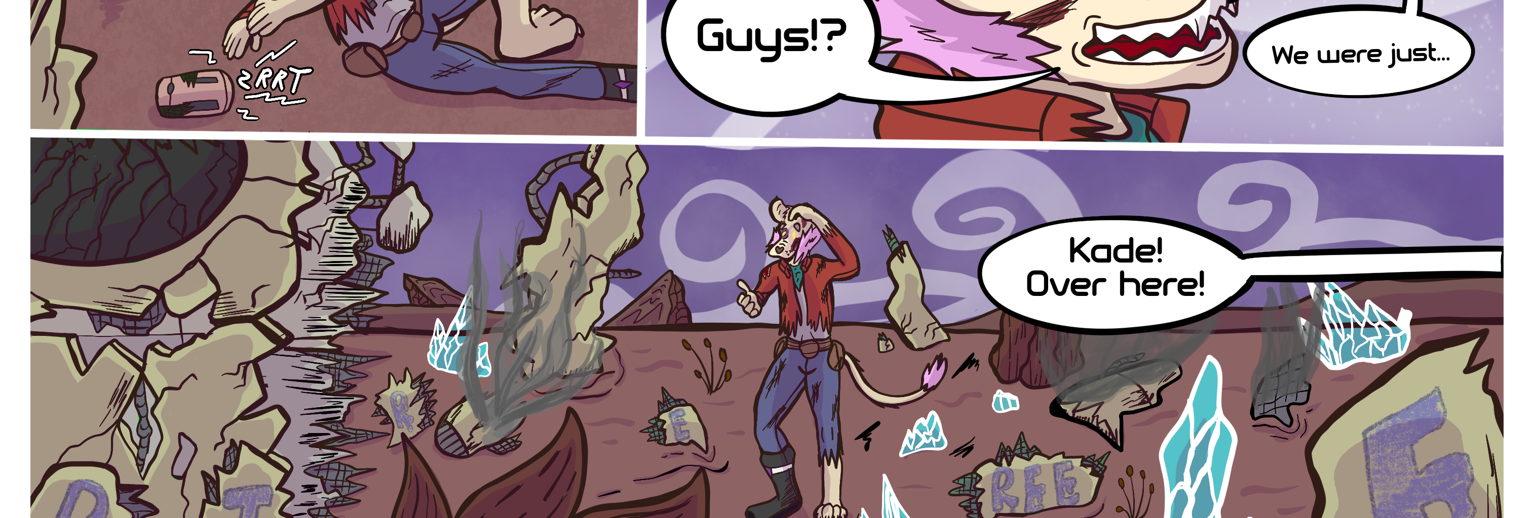 Cosmic Caliber  - Episode 4, Page 1: Pages 21 and 22