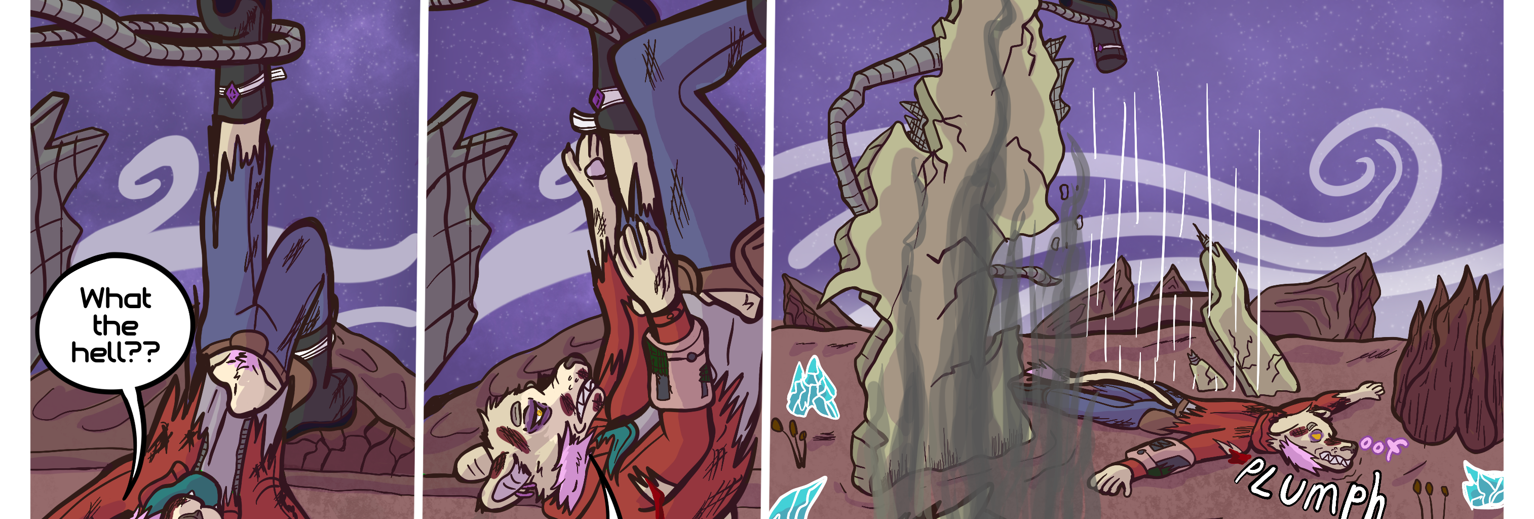 Cosmic Caliber  - Episode 4, Page 1: Pages 21 and 22