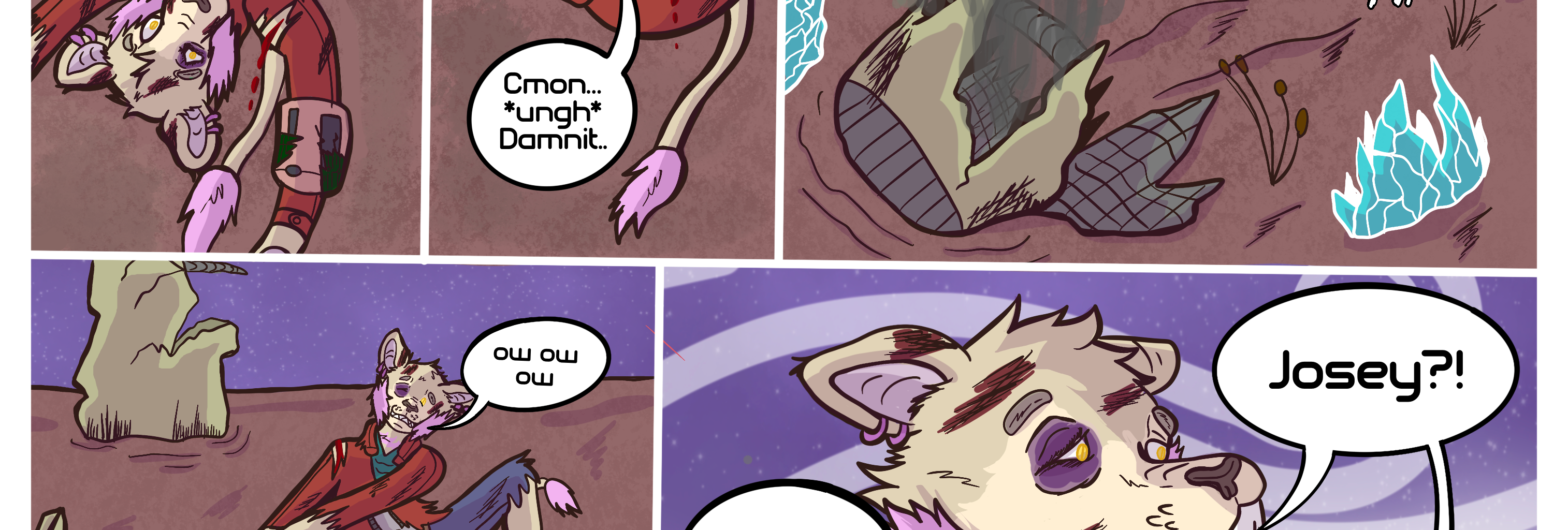 Cosmic Caliber  - Episode 4, Page 1: Pages 21 and 22