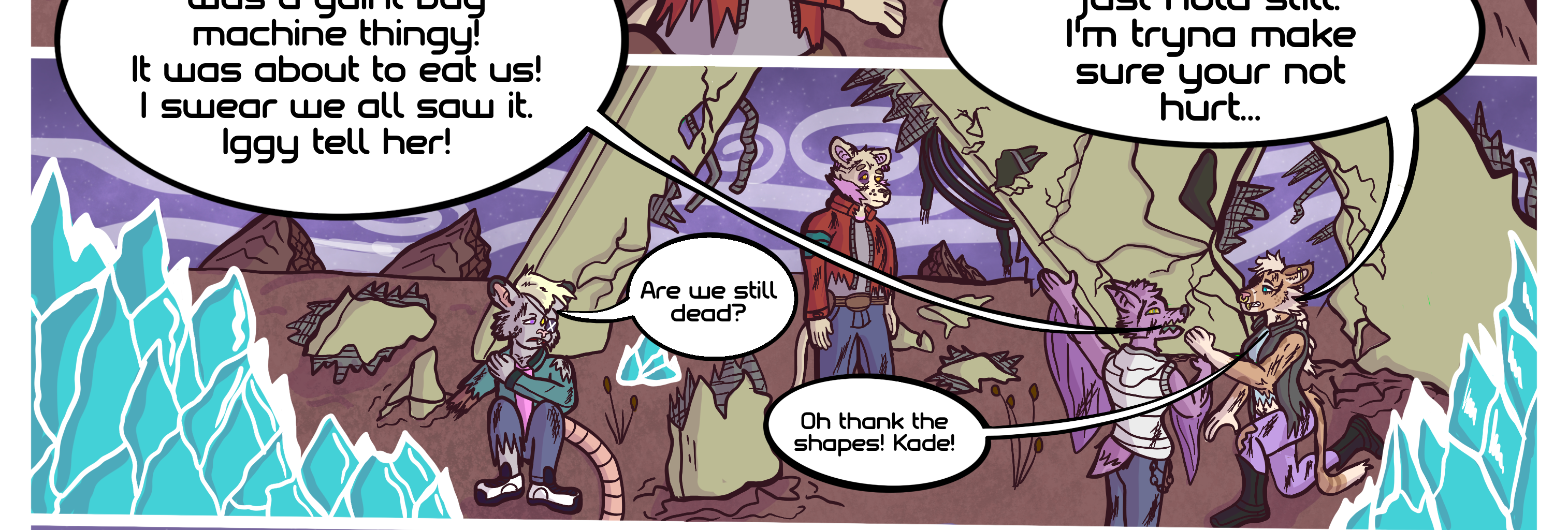 Cosmic Caliber  - Episode 4, Page 2: Pages 21 and 22