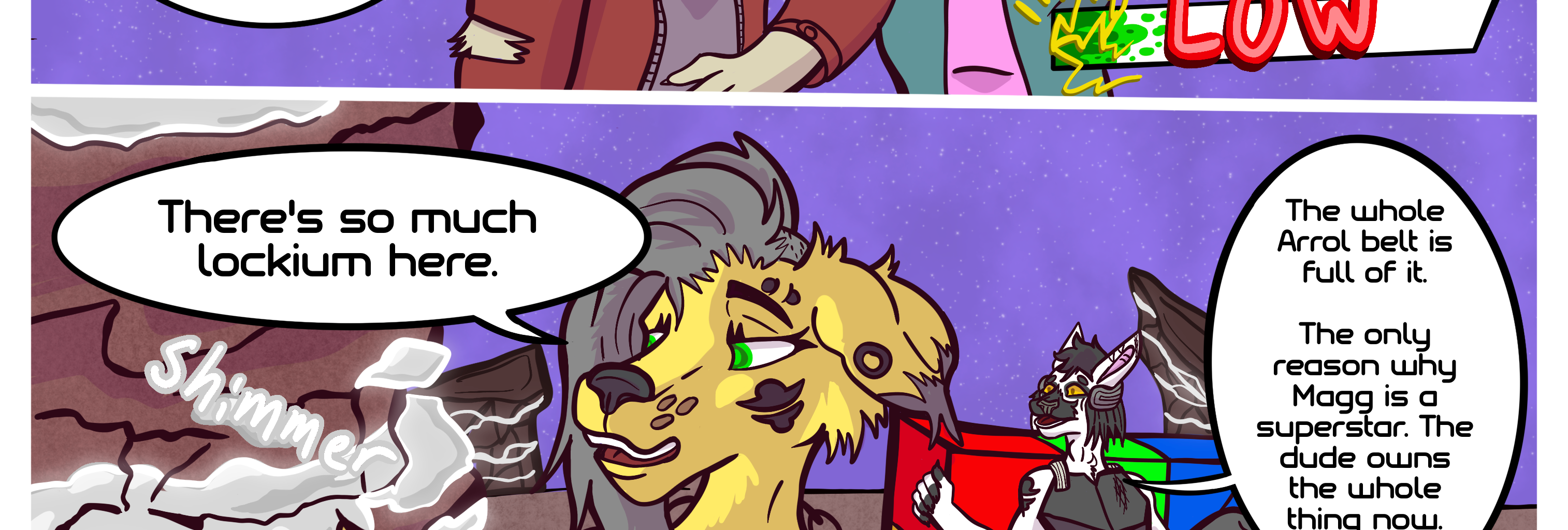 Cosmic Caliber  - Episode 11, Page 1: Pages 35 and 36