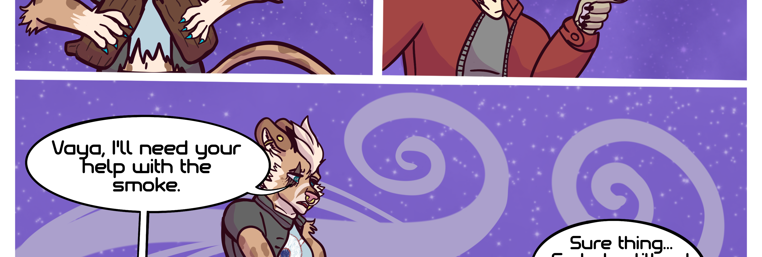 Cosmic Caliber  - Episode 12, Page 1: Pages 37 and 38