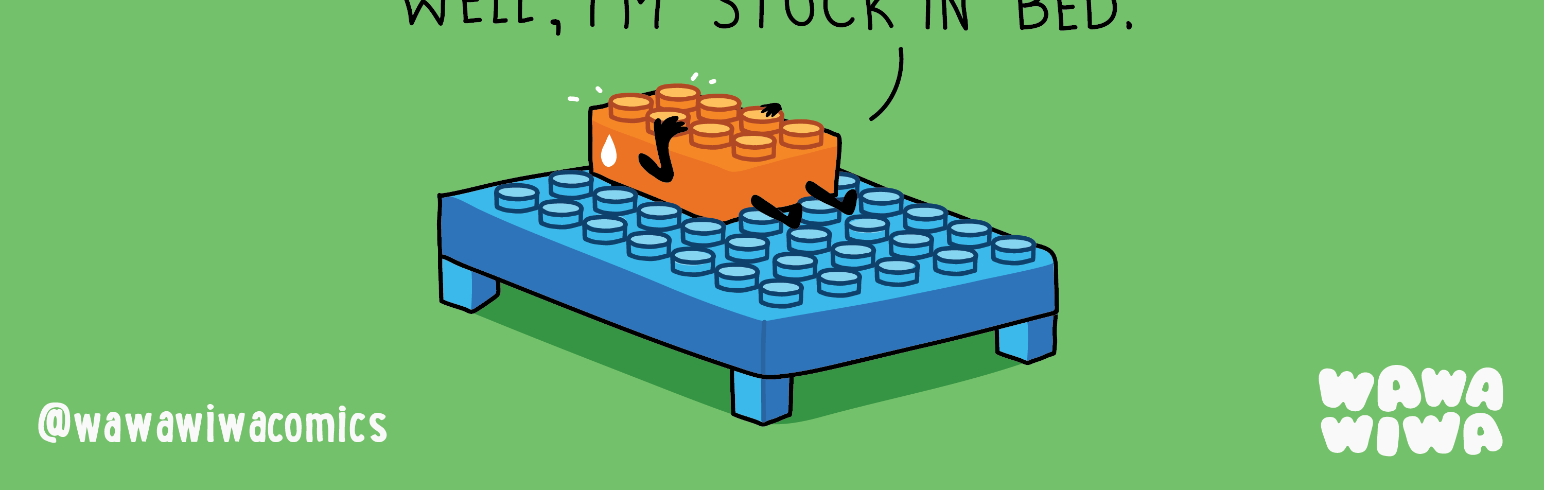 Wawawiwa Comics - Episode 14, Page 1: Stuck in bed