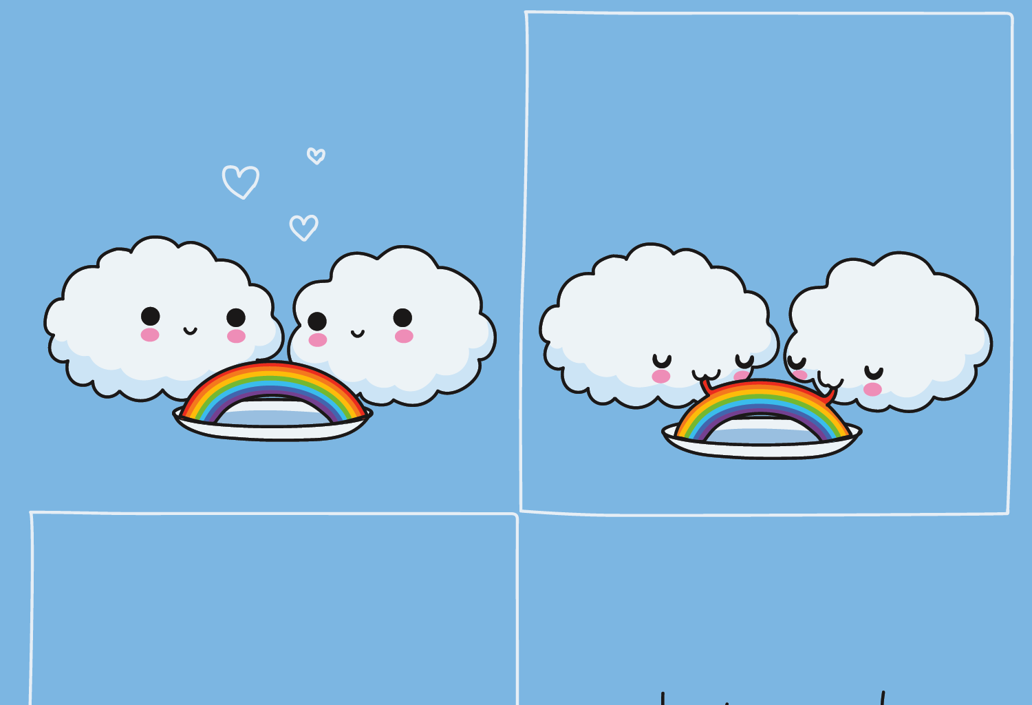 Wawawiwa Comics - Episode 23, Page 1: Clouds dating