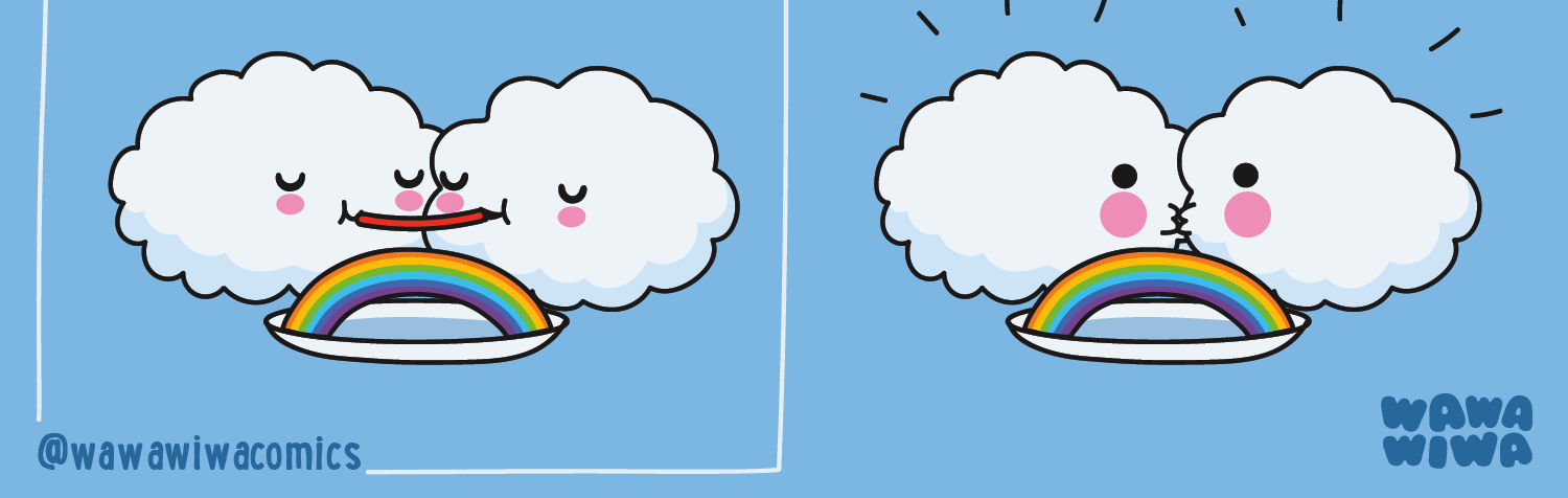 Wawawiwa Comics - Episode 23, Page 1: Clouds dating