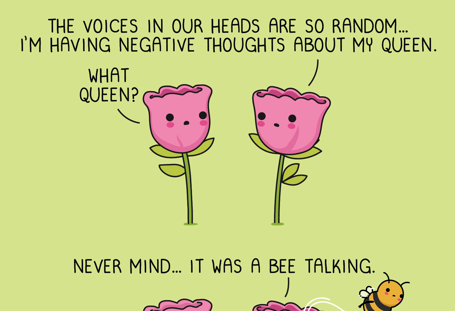 Wawawiwa Comics - Episode 25, Page 1: The voices in our head