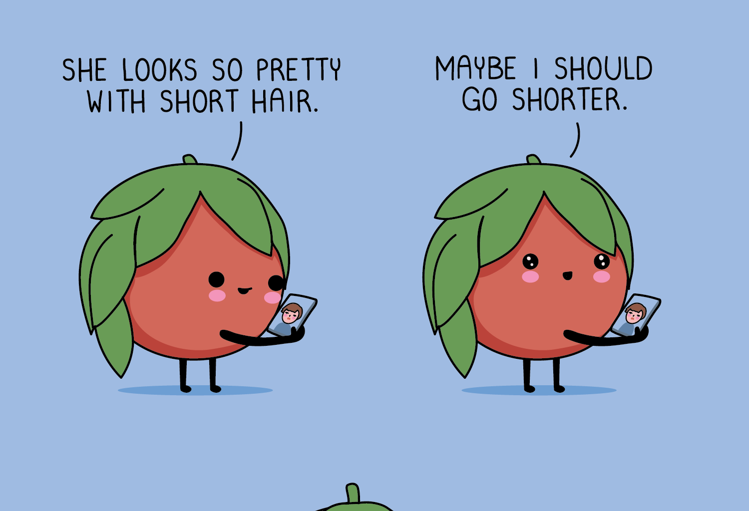 Wawawiwa Comics - Episode 26, Page 1: Shorter hair