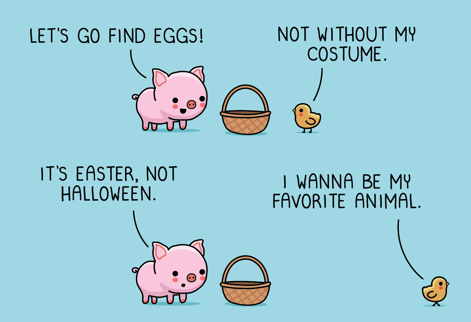 Wawawiwa Comics - Episode 30, Page 1: Happy Easter