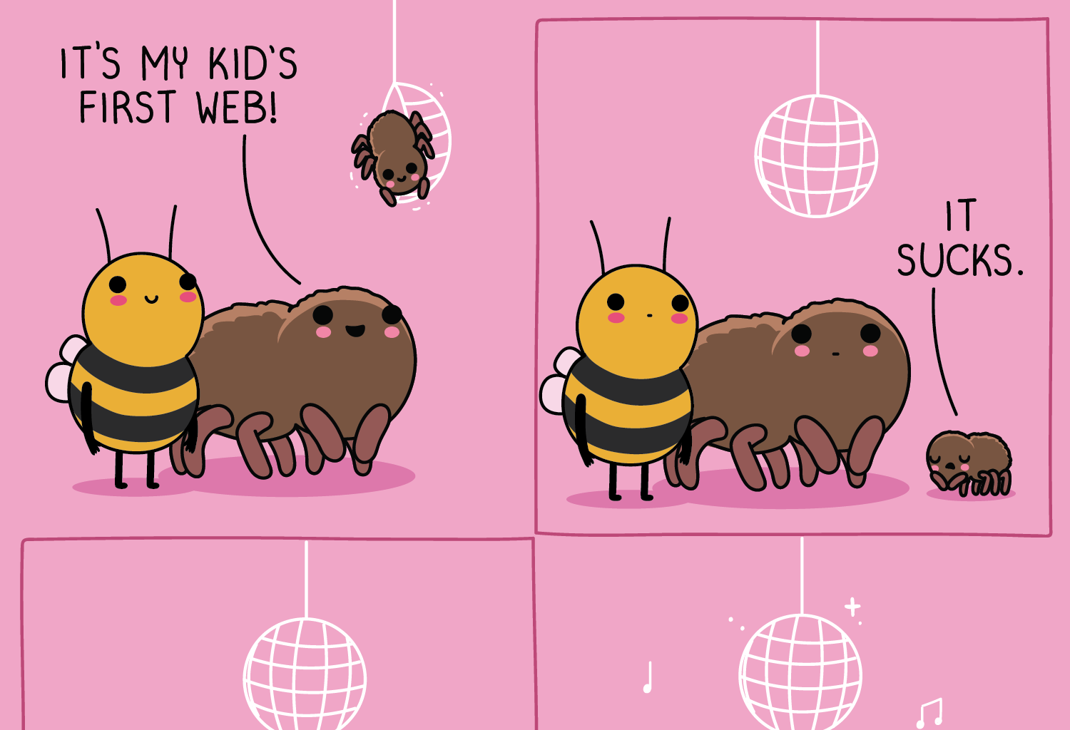 Wawawiwa Comics - Episode 34, Page 1: His first spider web