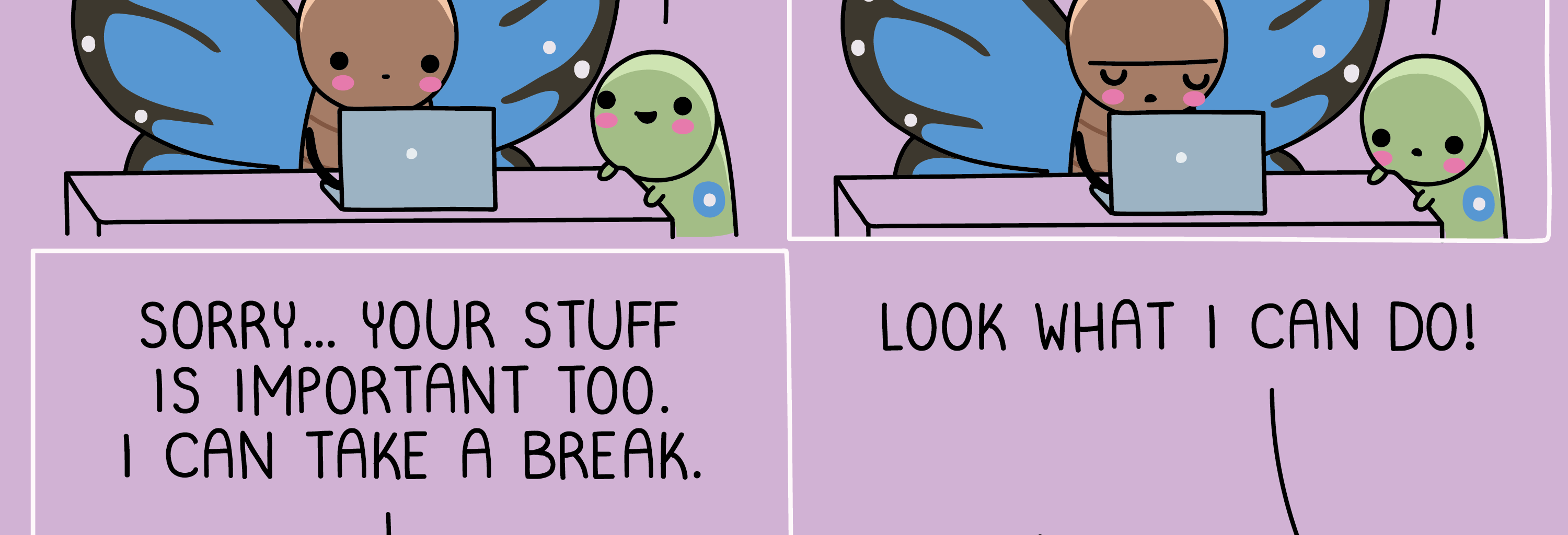 Wawawiwa Comics - Episode 64, Page 1: Your stuff is important