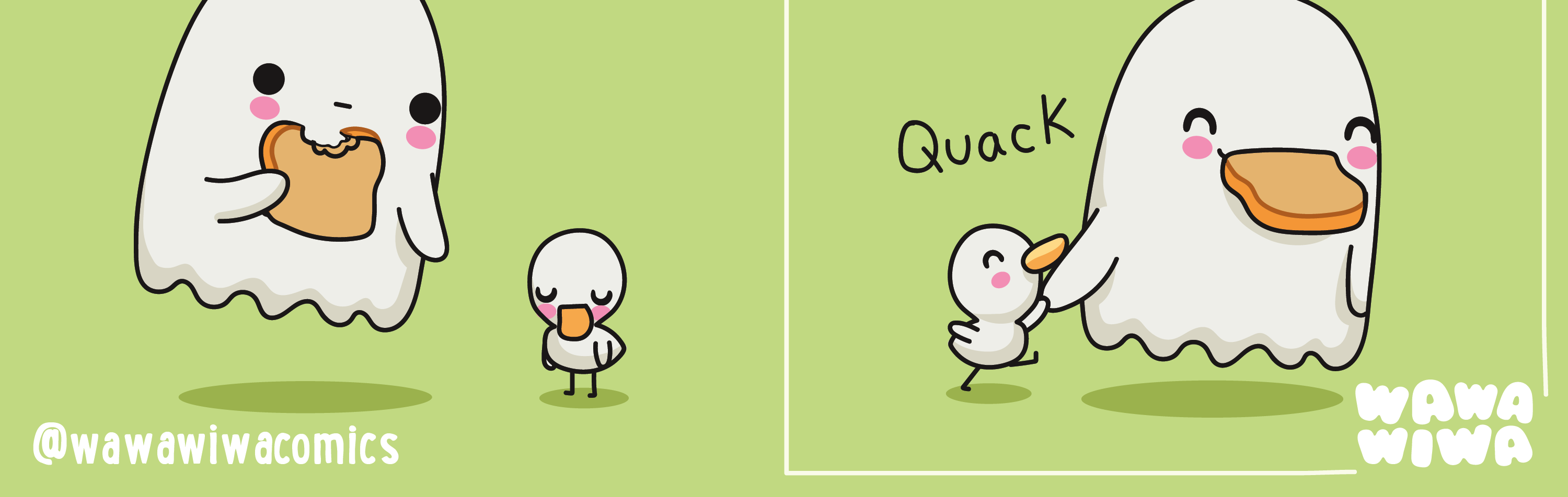 Wawawiwa Comics - Episode 73, Page 1: Ghost duck