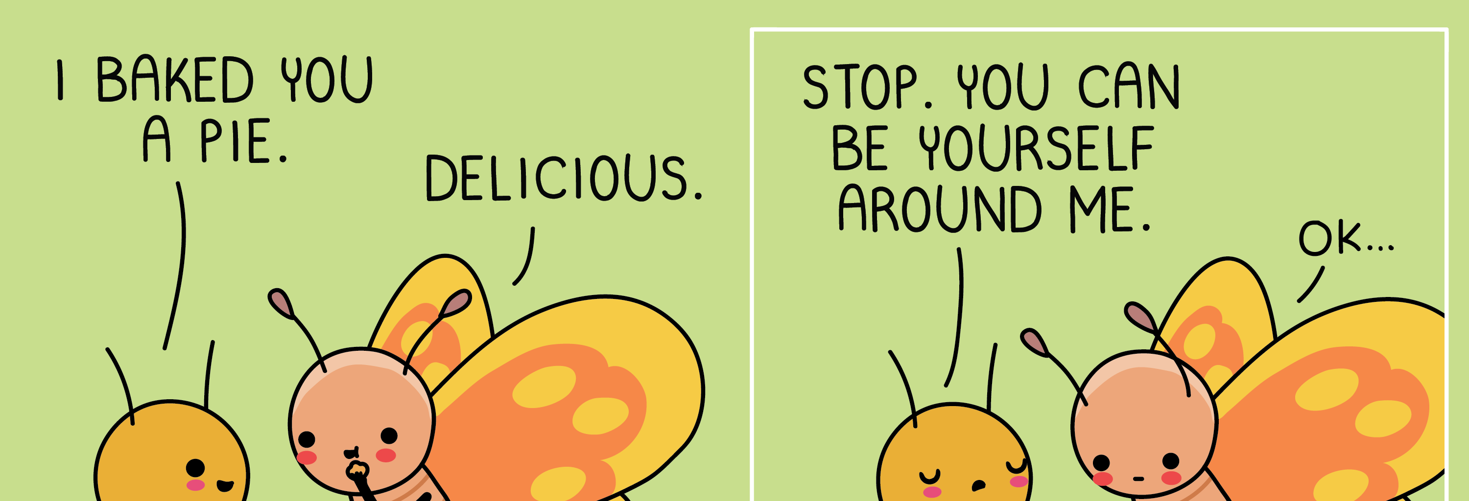 Wawawiwa Comics - Episode 99, Page 1: You can be yourself