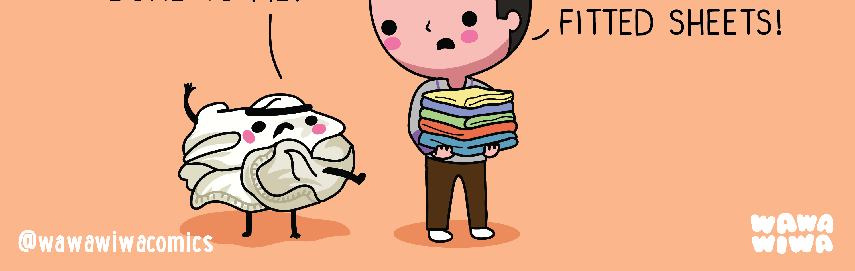 Wawawiwa Comics - Episode 111, Page 1: Fitted sheets