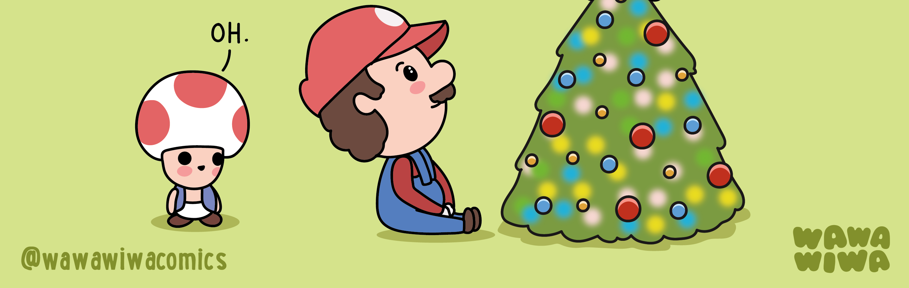 Wawawiwa Comics - Episode 168, Page 1: No fighting on Christmas
