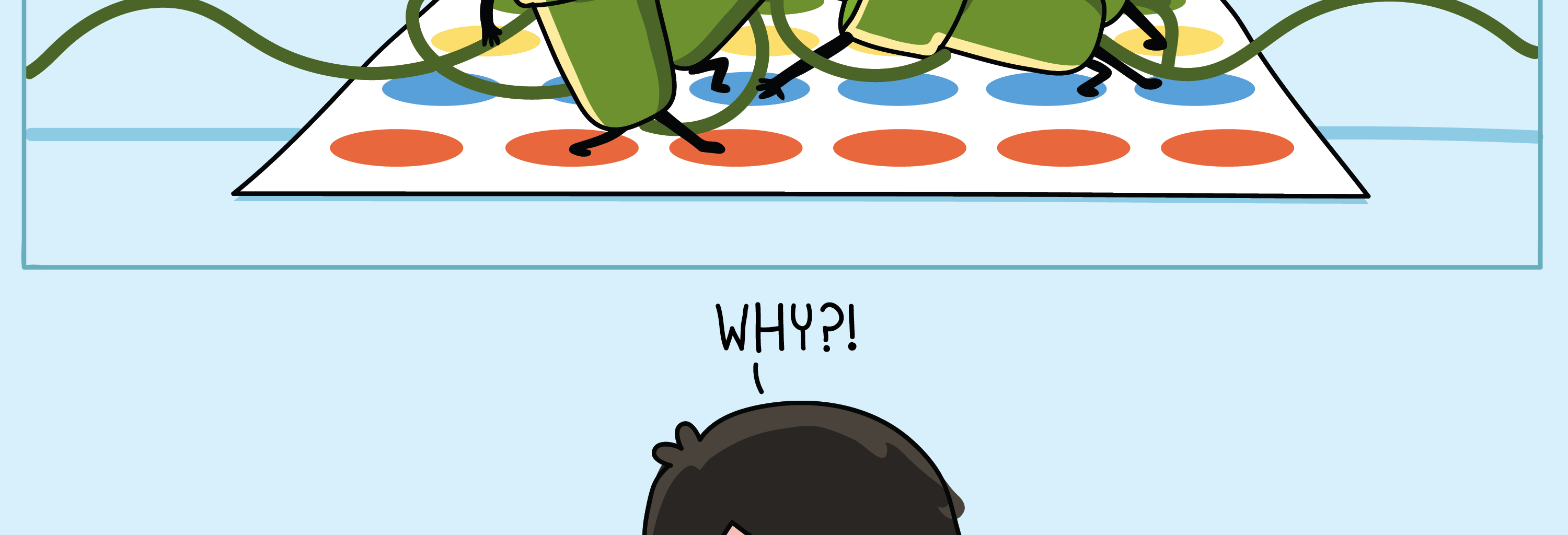 Wawawiwa Comics - Episode 174, Page 1: Playing Twister