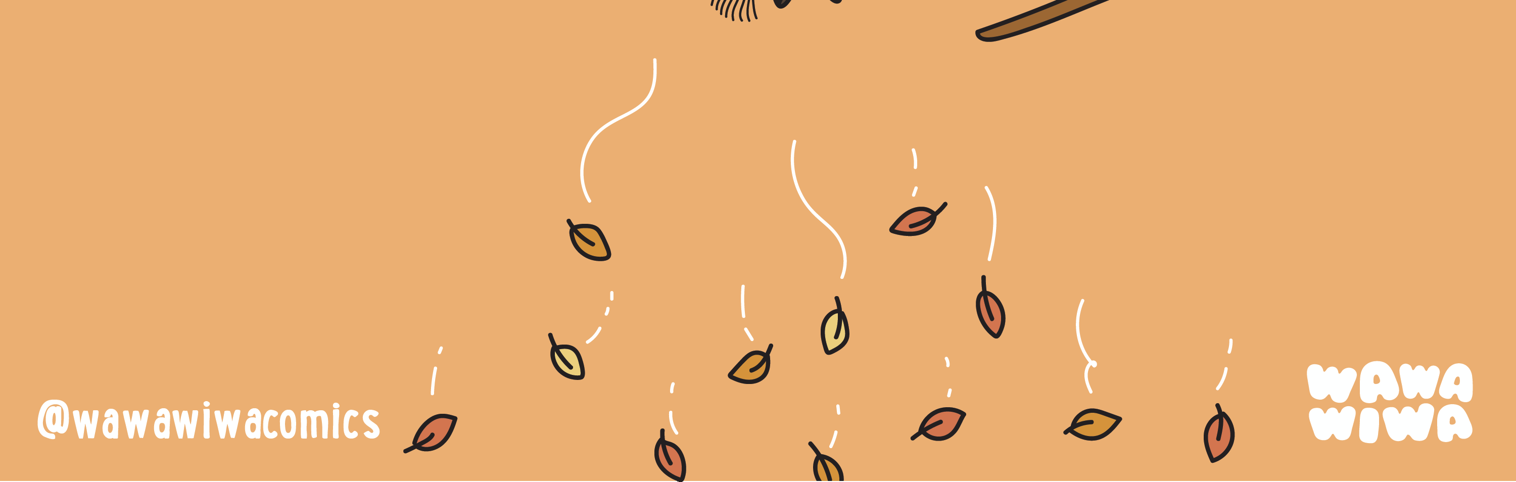 Wawawiwa Comics - Episode 178, Page 1: Raking leaves