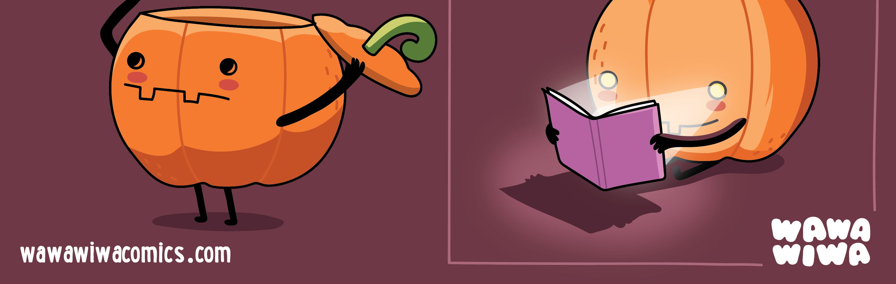 Wawawiwa Comics - Episode 199, Page 1: Reading with candle light