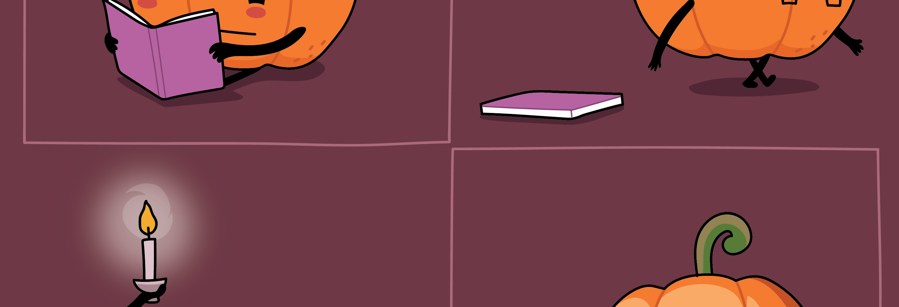 Wawawiwa Comics - Episode 199, Page 1: Reading with candle light