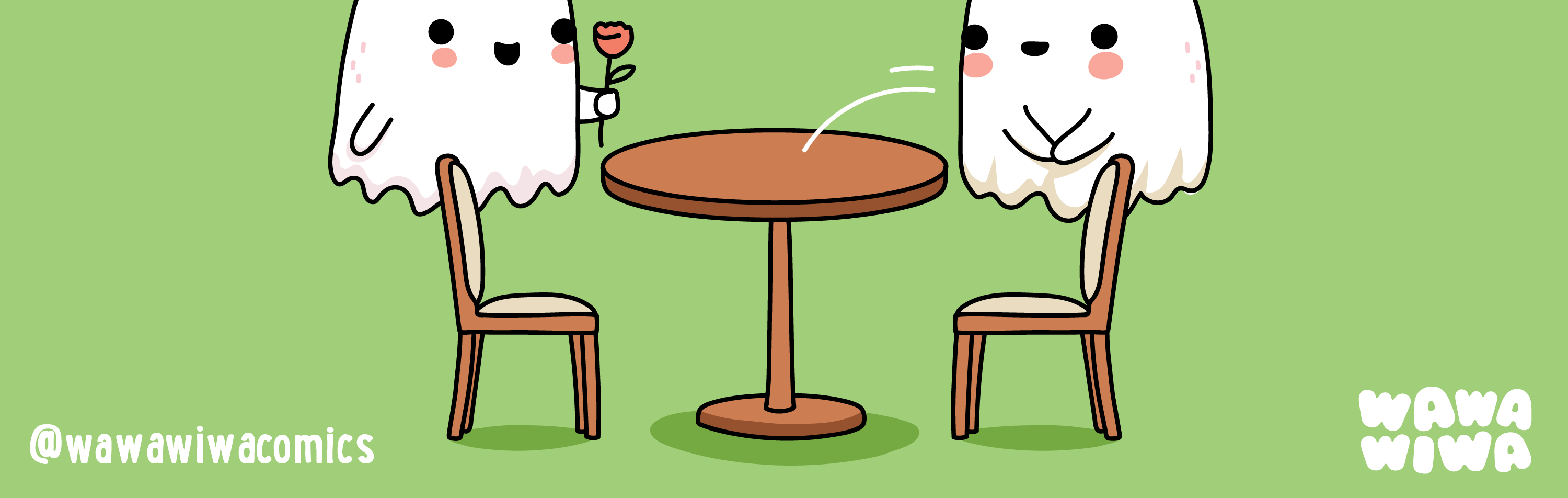 Wawawiwa Comics - Episode 266, Page 1: Ghost date