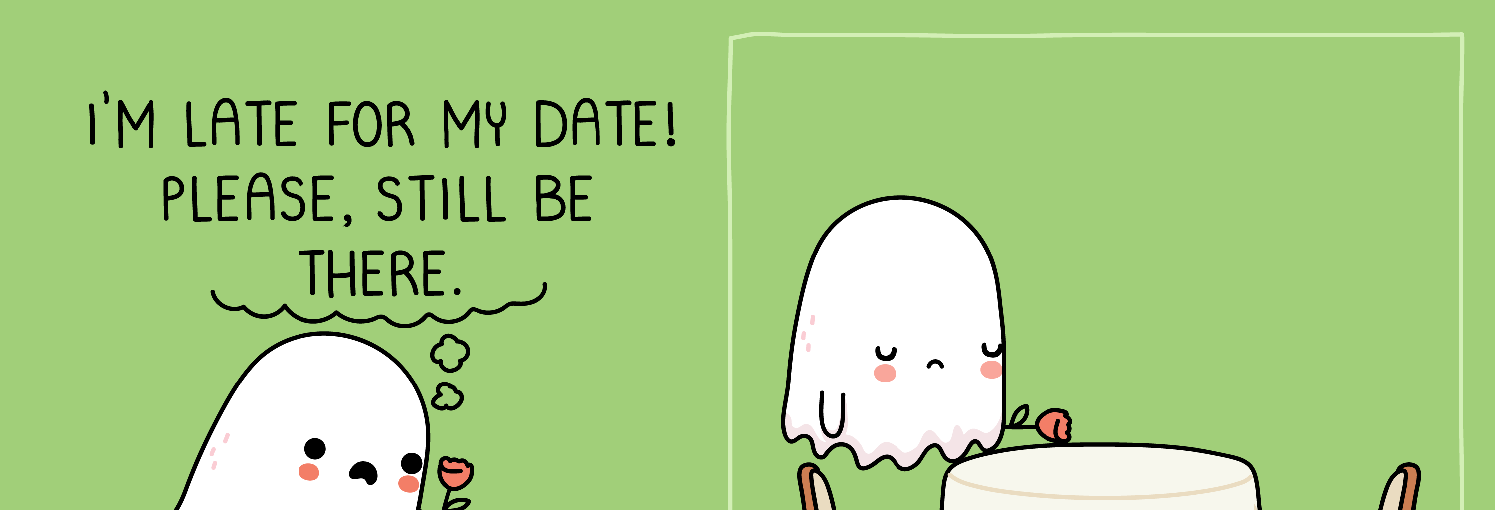 Wawawiwa Comics - Episode 266, Page 1: Ghost date