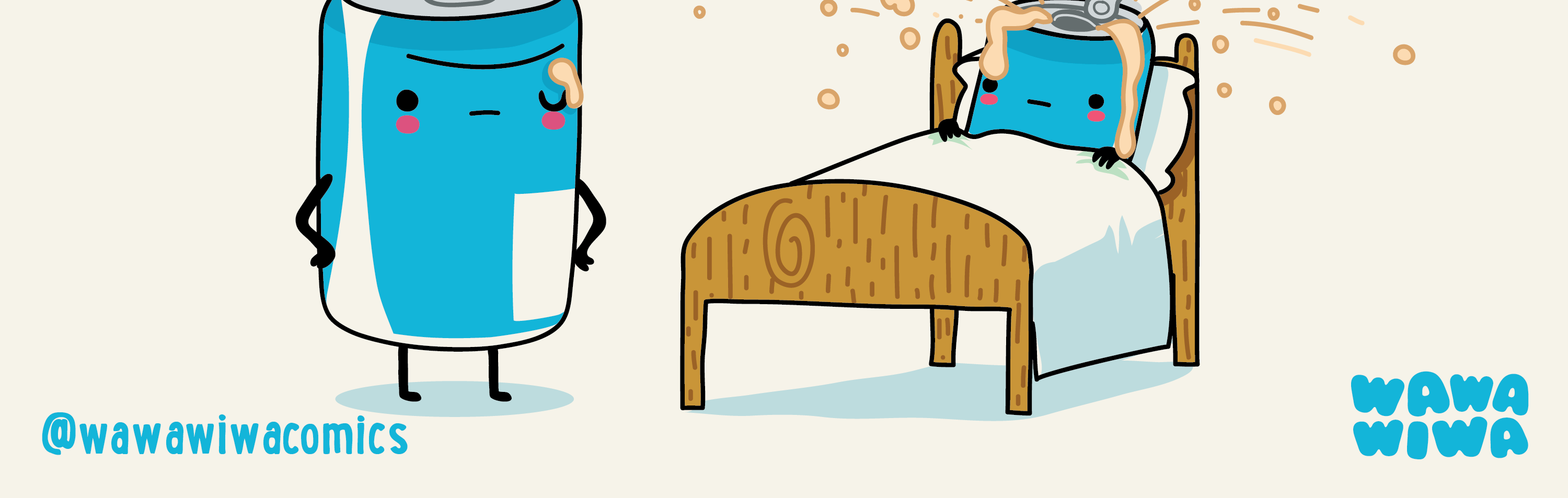 Wawawiwa Comics - Episode 280, Page 1: Jumping on the bed