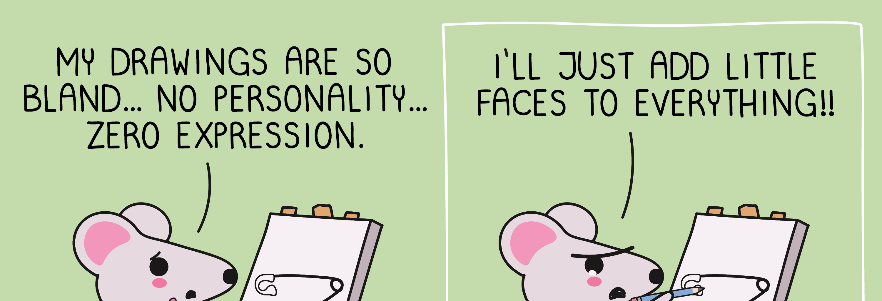 Wawawiwa Comics - Episode 301, Page 1: Little faces