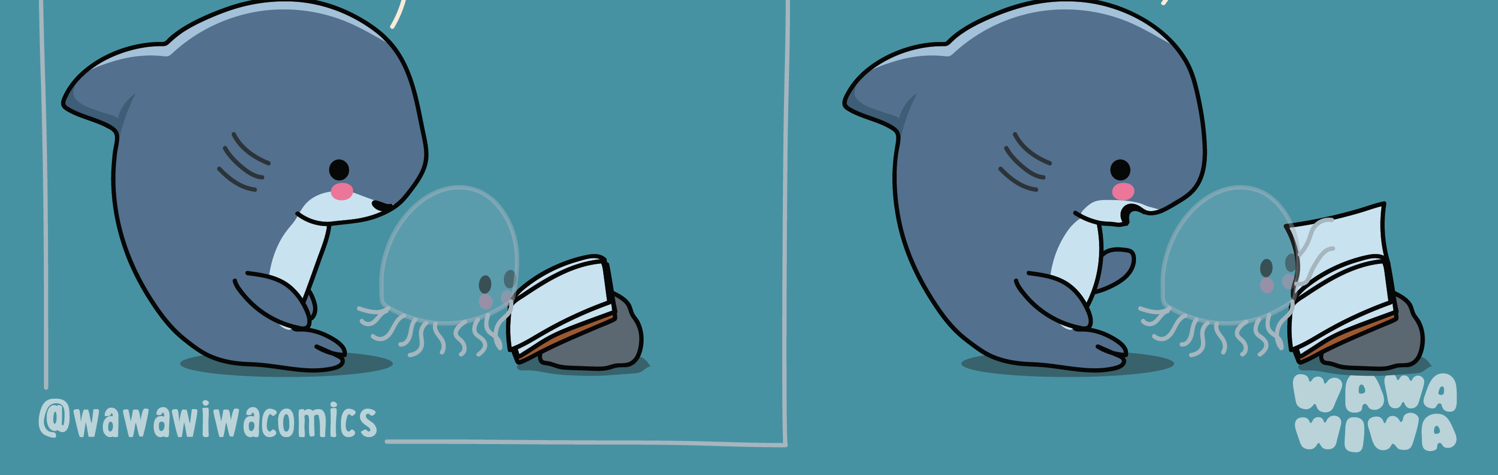 Wawawiwa Comics - Episode 304, Page 1: Happy International Book Day 📚💛