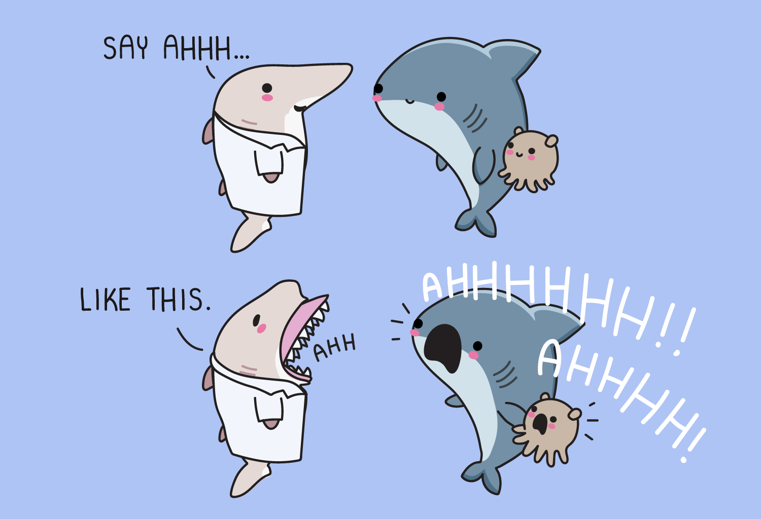 Wawawiwa Comics - Episode 307, Page 1: Say ahhh... 