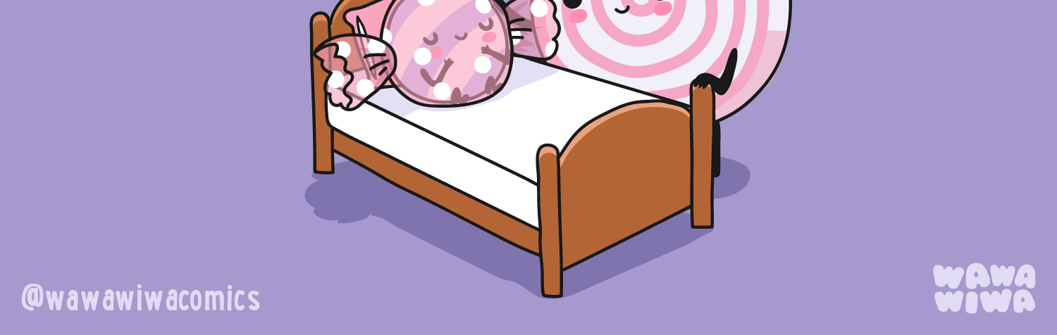 Wawawiwa Comics - Episode 308, Page 1: Tuck me in 🍭