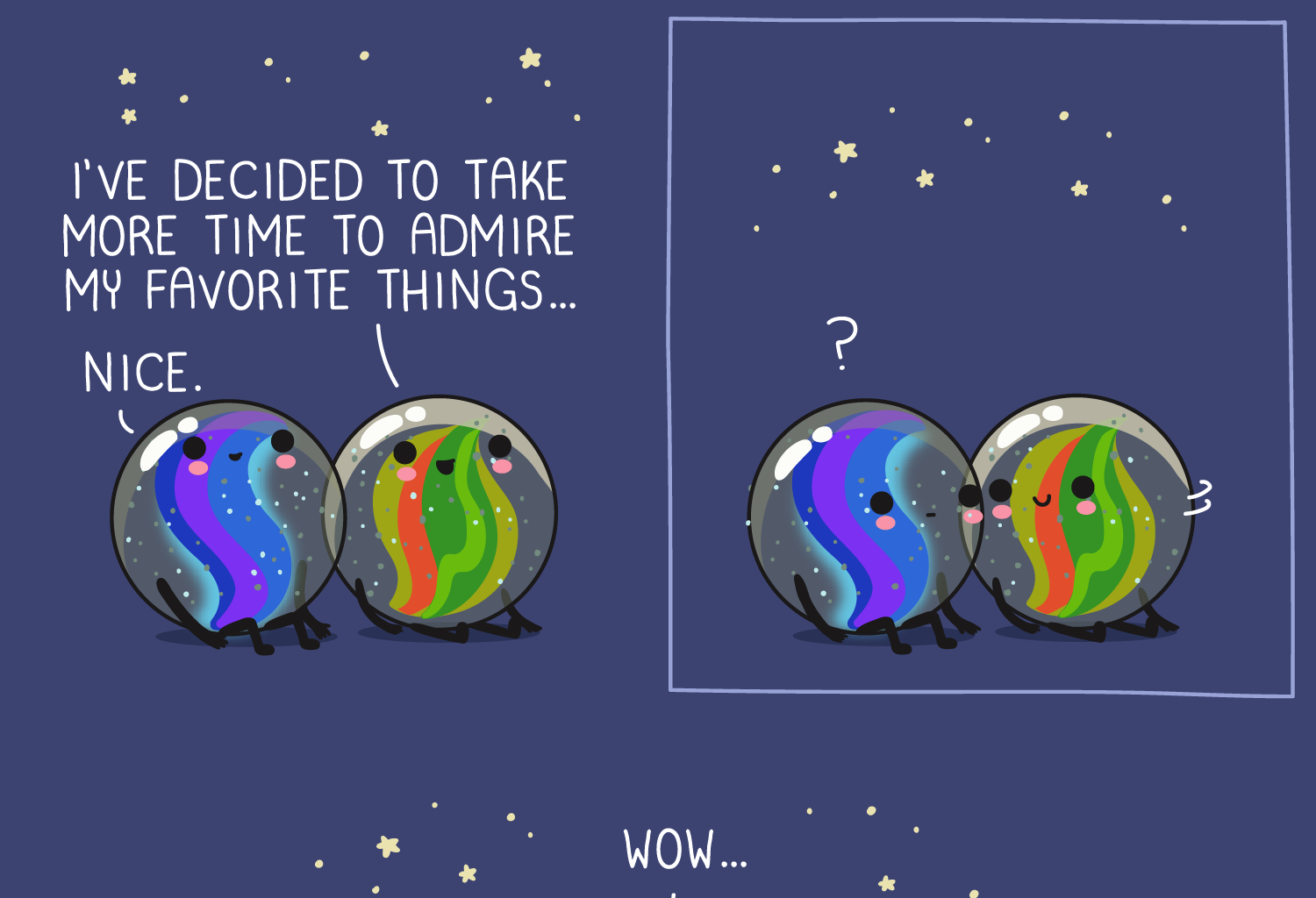 Wawawiwa Comics - Episode 310, Page 1: My favorite things