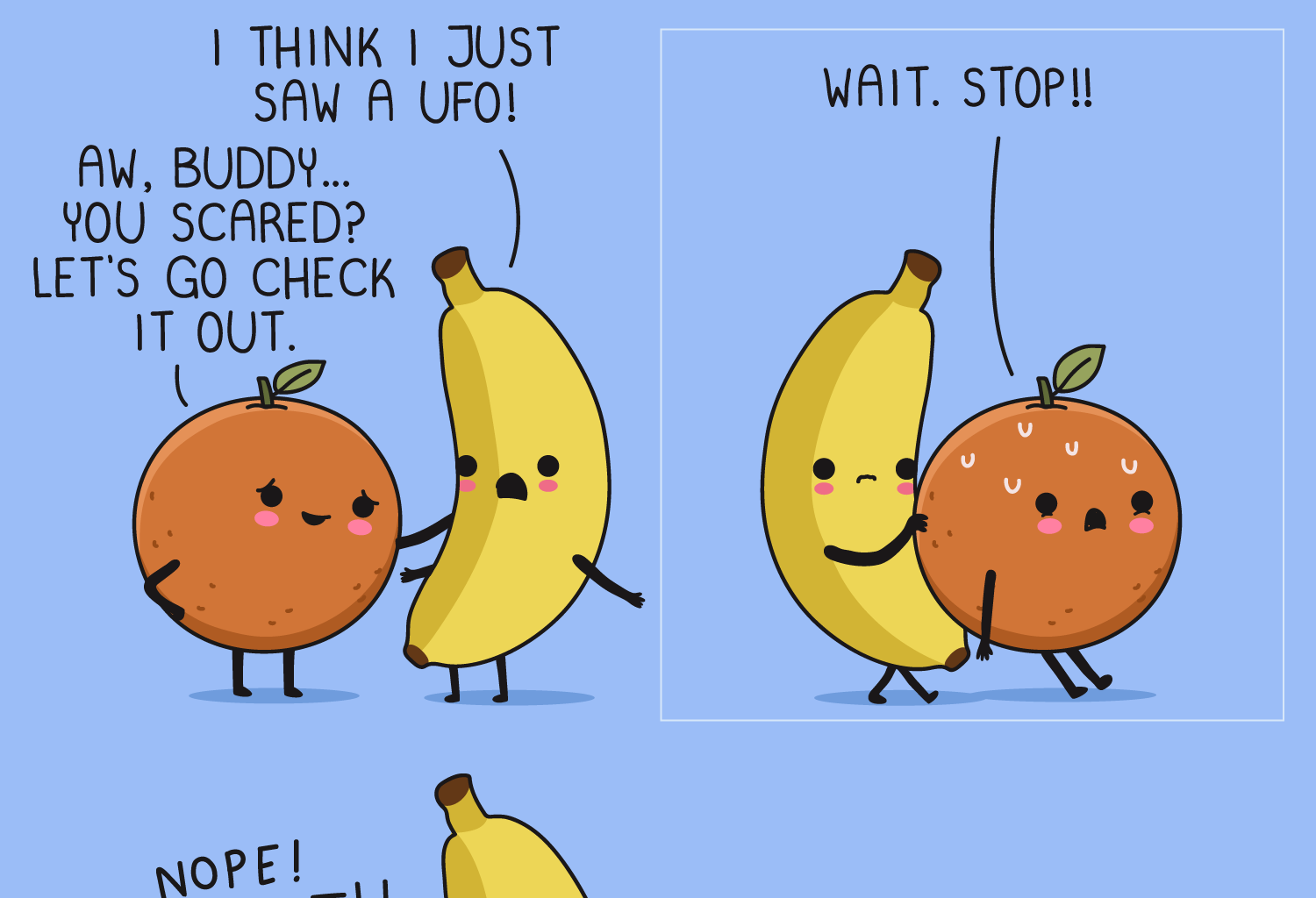 Wawawiwa Comics - Episode 312, Page 1: Aw, buddy... You scared? 😌