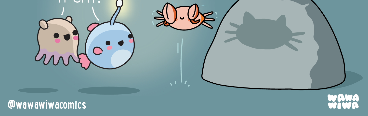 Wawawiwa Comics - Episode 323, Page 1: What's this!? 😄🦀