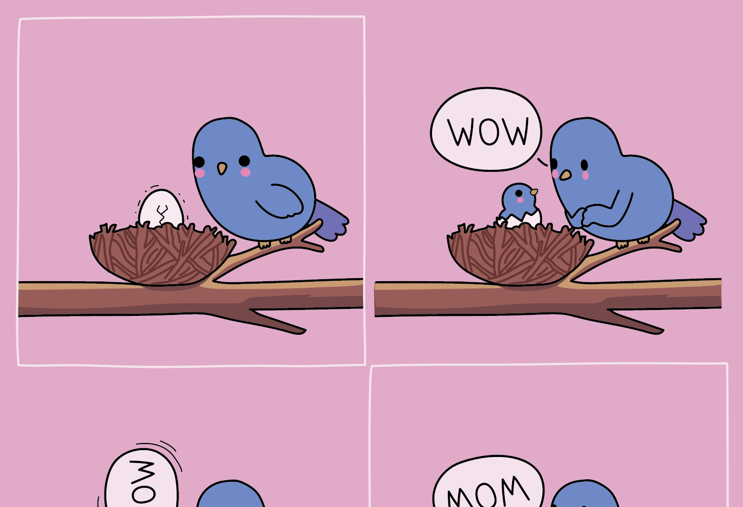 Wawawiwa Comics - Episode 328, Page 1: Happy mothers day! 🩷🌺