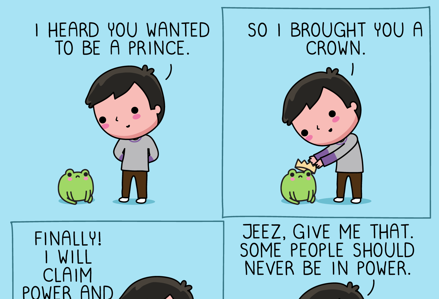 Wawawiwa Comics - Episode 332, Page 1: I agree ✨👑