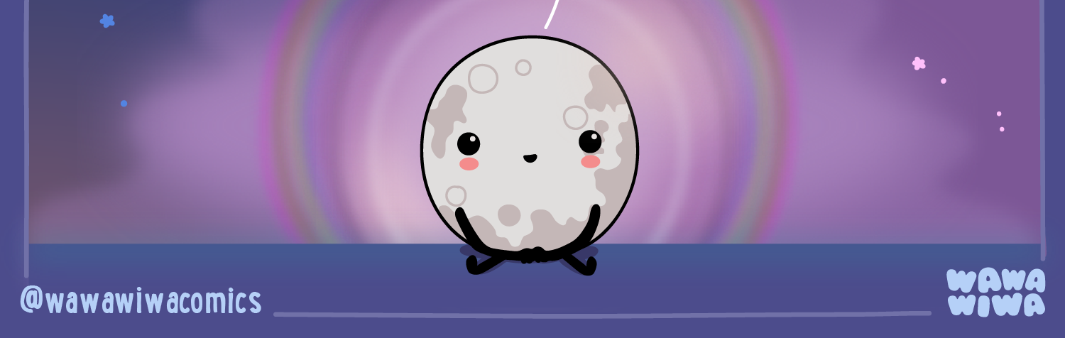 Wawawiwa Comics - Episode 339, Page 1: I made something for you 🌙🌈