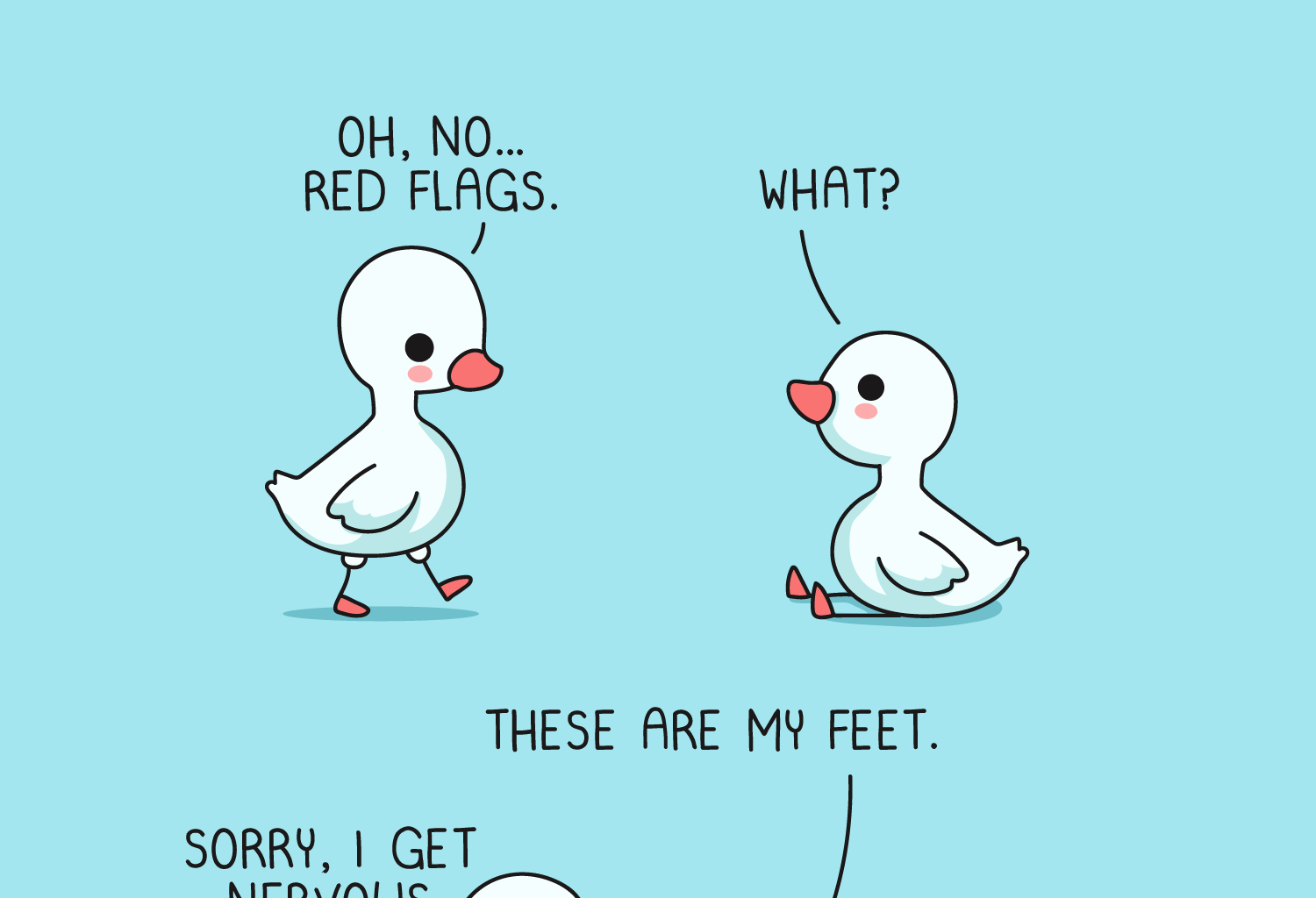 Wawawiwa Comics - Episode 341, Page 1: Red flags 🚩🚩
