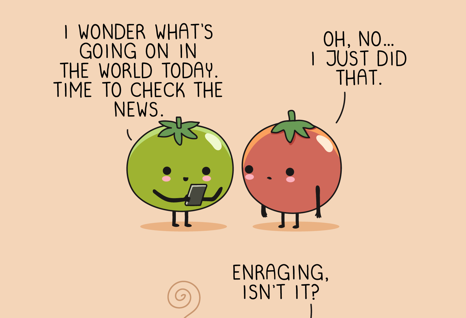 Wawawiwa Comics - Episode 357, Page 1: The news 🍅