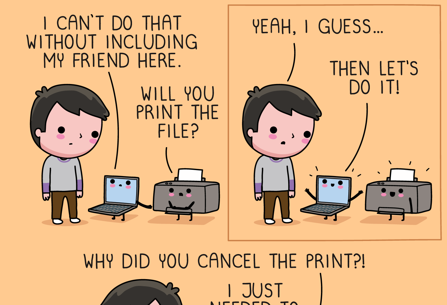Wawawiwa Comics - Episode 368, Page 1: Include your friends